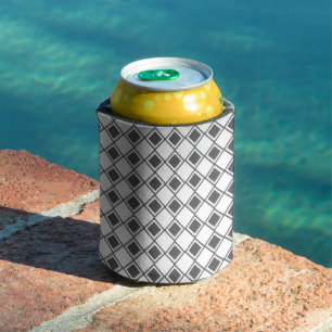 Grey Harlequin Can Cooler
