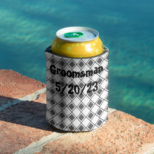 Grey Harlequin  Can Cooler (In Situ Pool)