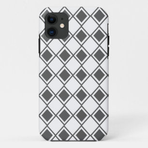 Grey Harlequin iPhone 11 Case