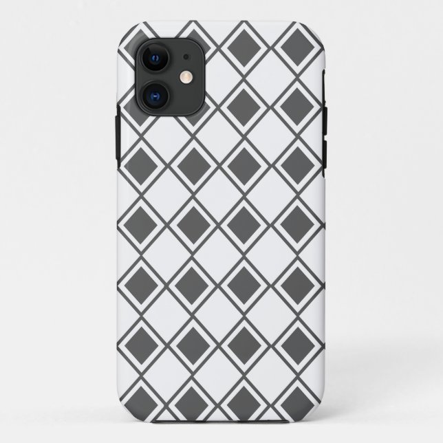 Grey Harlequin  Case-Mate iPhone Case (Back)