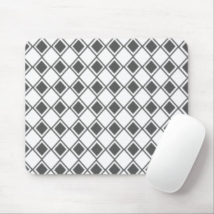 Grey Harlequin Mouse Pad