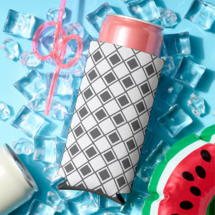 Grey Harlequin Seltzer Can Cooler