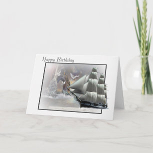 Grey Havens Birthday card. Card