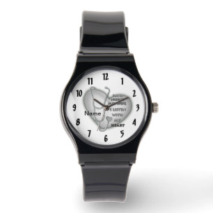Grey Heart Midwife Nurse Watch