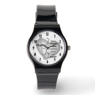 Grey Heart Night Nurse watch