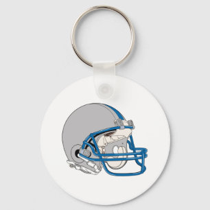 Grey Helmet Keychain