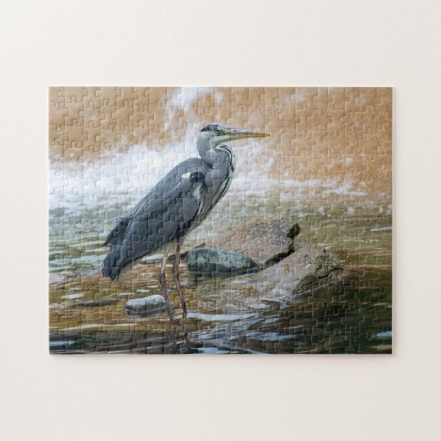 Grey Heron Jigsaw Puzzle (Horizontal)