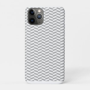 Grey Herringbone iPhone 11 Pro Case