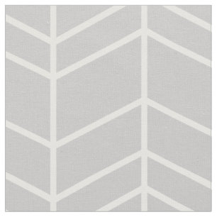Grey Herringbone Chevron Fabric