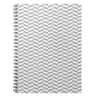Grey Herringbone Notebook