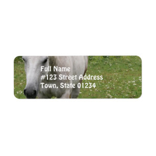 Grey Horse Mailing Labels