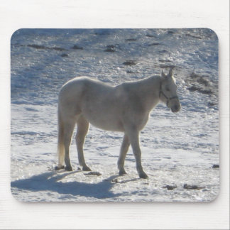 Grey Horse Mousepad