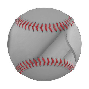 Grey Hues Modern Art Baseball