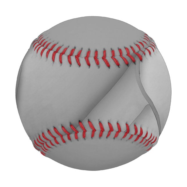 Grey Hues Modern Art  Baseball (Front)