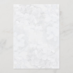 Grey Hydrangea Floral Program Fan Paper