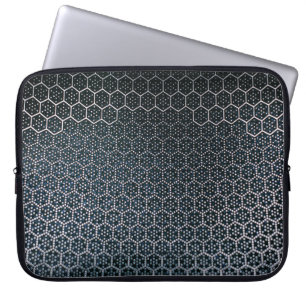Grey illustration laptop sleeve