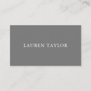 Grey Initials Minimalist Wedding   Rehearsal Foam  Place Card