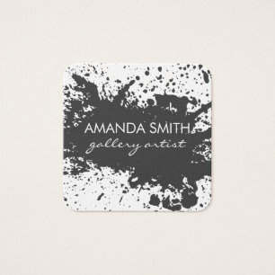 Grey Ink Splatter
