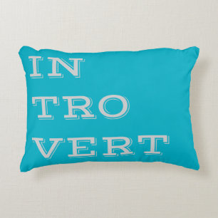 Grey Introvert Accent Pillow
