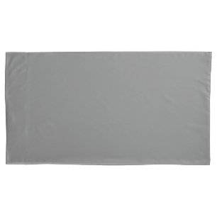 Grey King Size Pillowcase