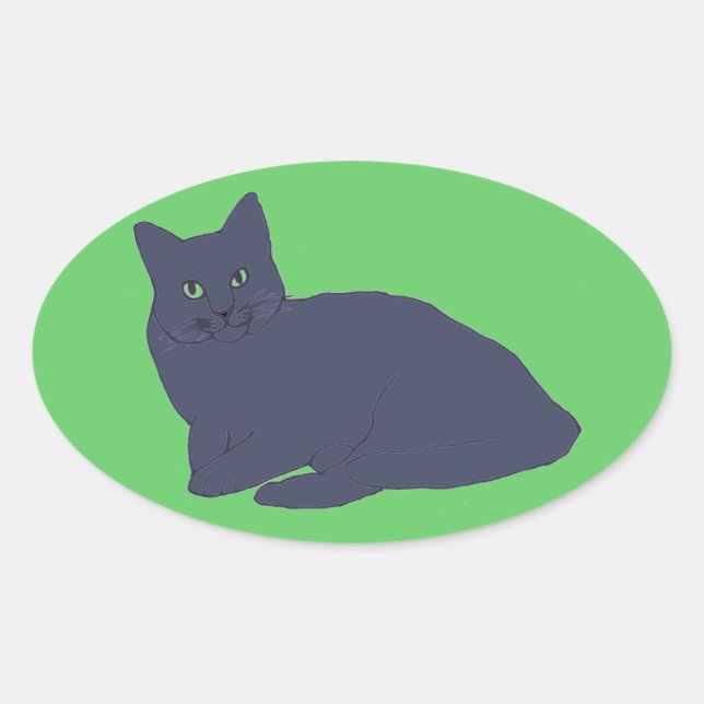 Grey Kitty stickers (Front)
