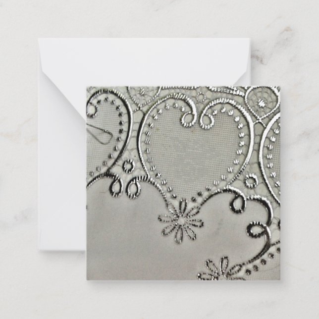 Grey Lace Card (Front)