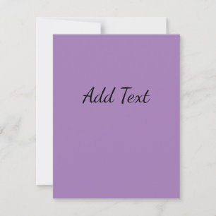 Grey Lavender Card