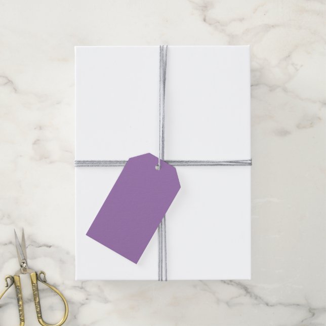 Grey Lavender Gift Tags (With Twine)