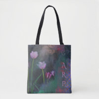 *~* Grey Lavender Pink Tulip Vintage Shabby Grunge