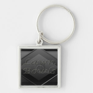 Grey Lawn Bowls Logo Design, Keychain