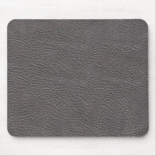 Grey leather texture mousepad