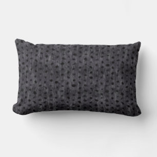 Grey Leopard Lumbar Pillow