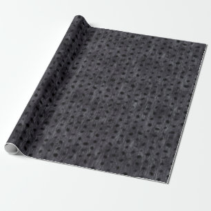 Grey Leopard Wrapping Paper