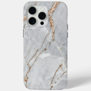 grey light marble stone texture background iPhone 15 pro max case