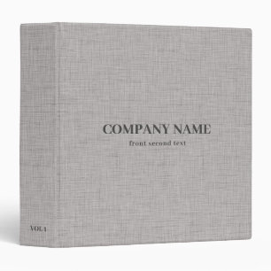 Grey Linen Texture   Binder