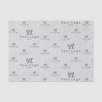 Grey Logo pattern Business Brand Simple Packaging Tissue Paper