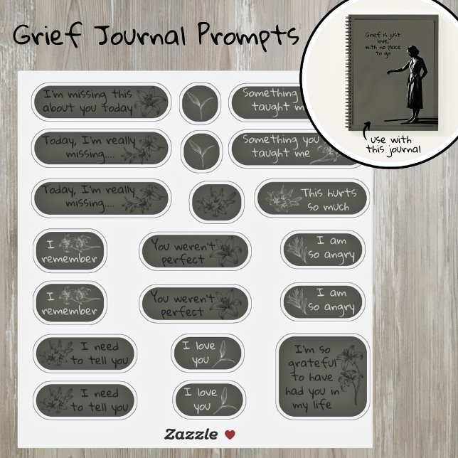 Grey Loss Grief Journal Prompt  (Creator Uploaded)