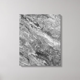Grey marble canvas print