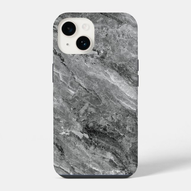 Grey marble iPhone case (Back)