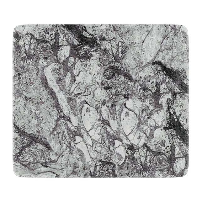 Grey Marble Look Cutting Board (Front)