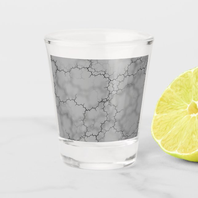 Grey Marble Pattern Father's Day Shot Glass (Front)