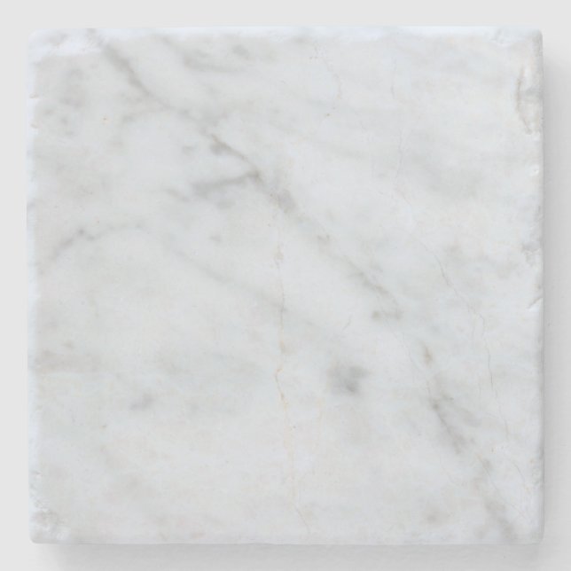 Grey Marble Stone Stone Coaster (Front)