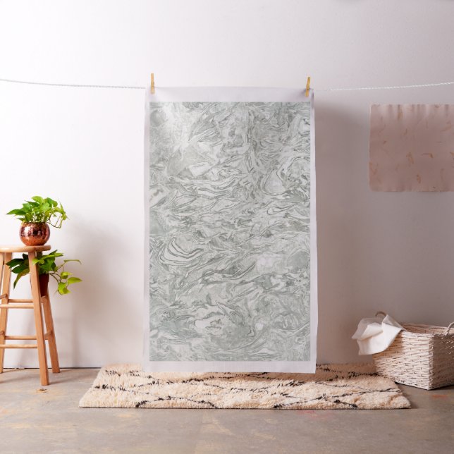 Grey marble surface pattern fabric (In Situ)