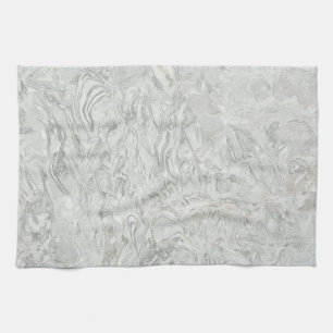 Grey marble surface pattern kitchen towel