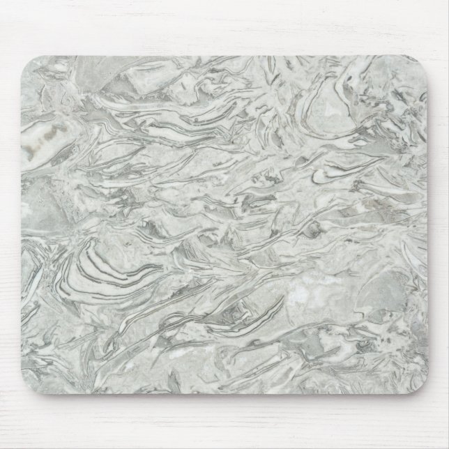 Grey marble surface pattern mouse pad (Front)