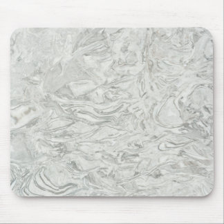 Grey marble surface pattern mouse pad