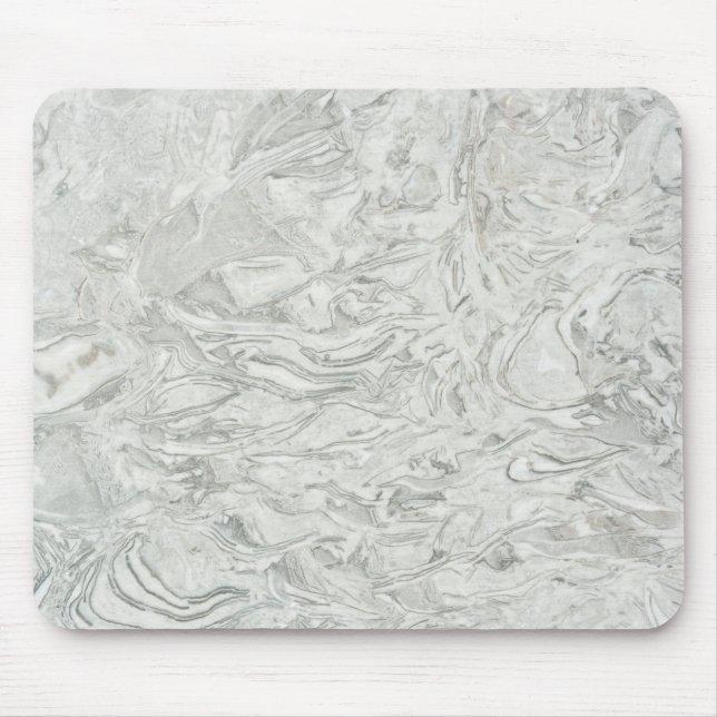 Grey marble surface pattern mouse pad (Front)