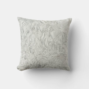 Grey marble surface pattern throw pillow
