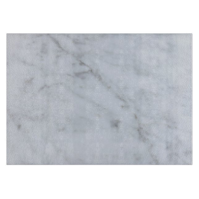 Grey Marble White Cutting Board (Front)