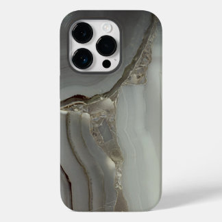 Grey Marble with Gold Vein Case-Mate iPhone 14 Pro Case